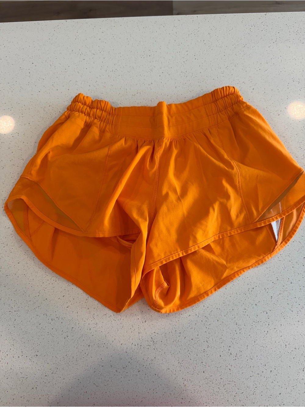 Lululemon Hotty Hot High-Rise Lined Short 2.5" Women's Orange Shorts
